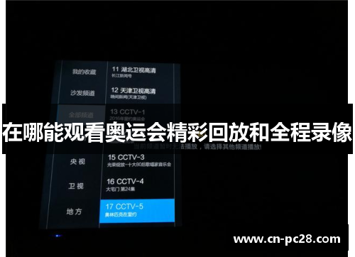 在哪能观看奥运会精彩回放和全程录像